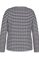 NAVY STRIPED TWINSET