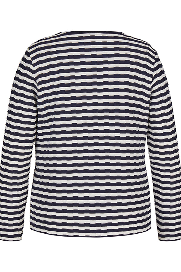 NAVY STRIPED TWINSET