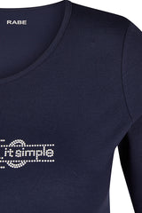 NAVY STRIPED TWINSET