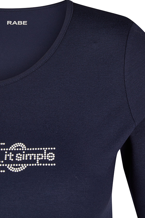 NAVY STRIPED TWINSET