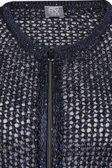 OPENWORK ZIPPED JACKET