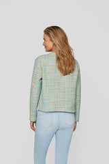 EMERALD BOUCLE JACKET