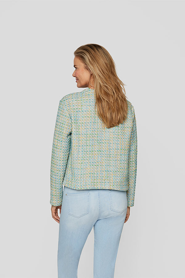 EMERALD BOUCLE JACKET