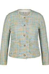 EMERALD BOUCLE JACKET