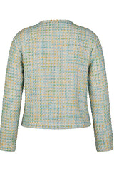 EMERALD BOUCLE JACKET