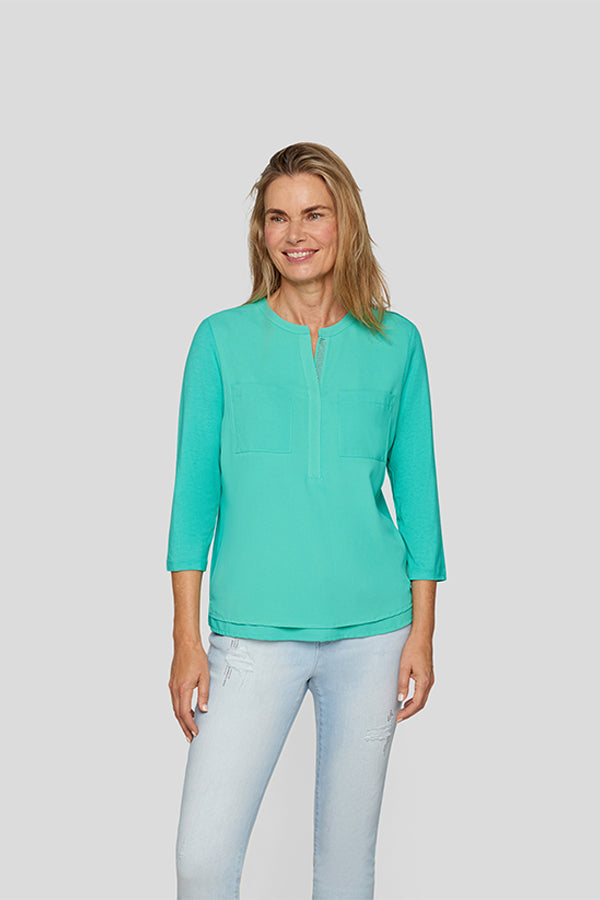 EMERALD STUDDED T-SHIRT