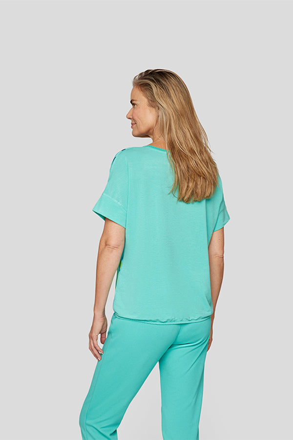 EMERALD GRAPHIC PRINT T-SHIRT