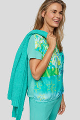 EMERALD GRAPHIC PRINT T-SHIRT