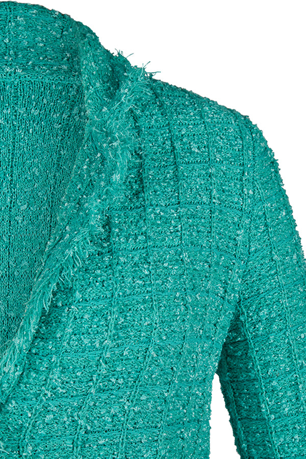 EMERALD FRINGED JACKET
