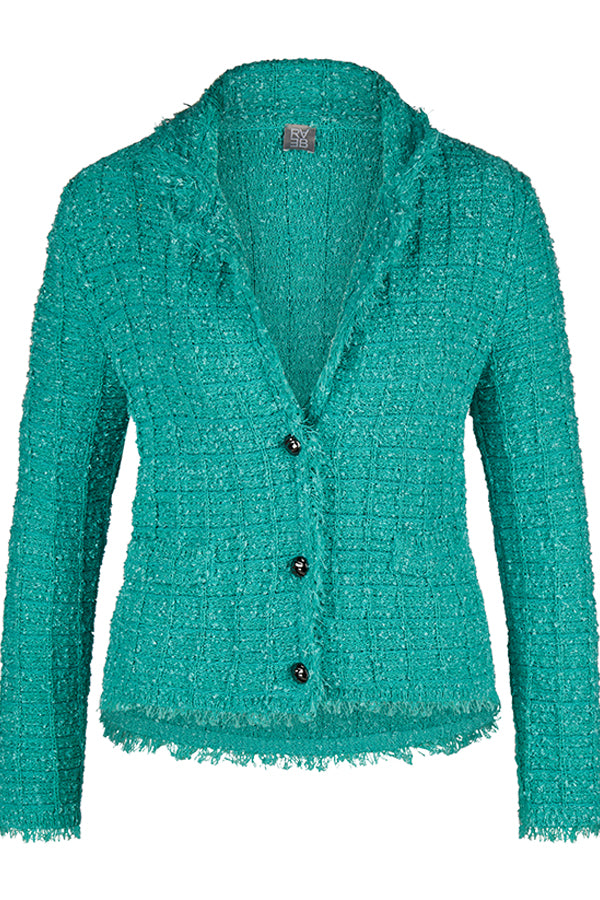EMERALD FRINGED JACKET