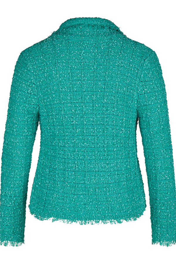 EMERALD FRINGED JACKET