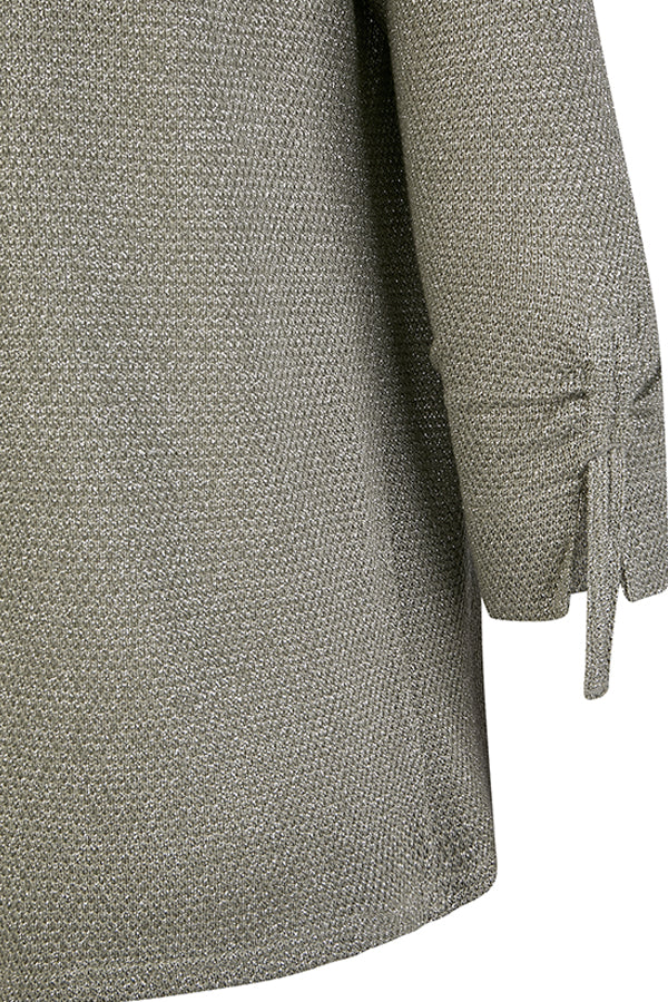 THYME SHIMMERY LOOSE CARDIGAN
