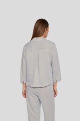 STRIPED BLAZER SHAPE JACKET