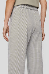 STRIPED CASUAL DRAWSTRING TROUSERS