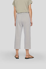 STRIPED CASUAL DRAWSTRING TROUSERS