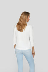 ABSTRACT FOIL PRINT T-SHIRT
