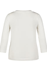 ABSTRACT FOIL PRINT T-SHIRT