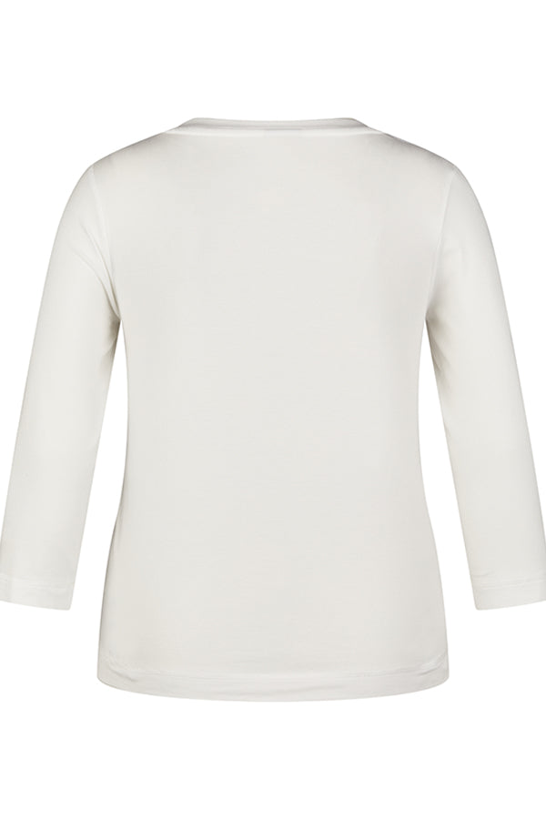 ABSTRACT FOIL PRINT T-SHIRT