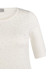RHINESTONE BASIC T-SHIRT