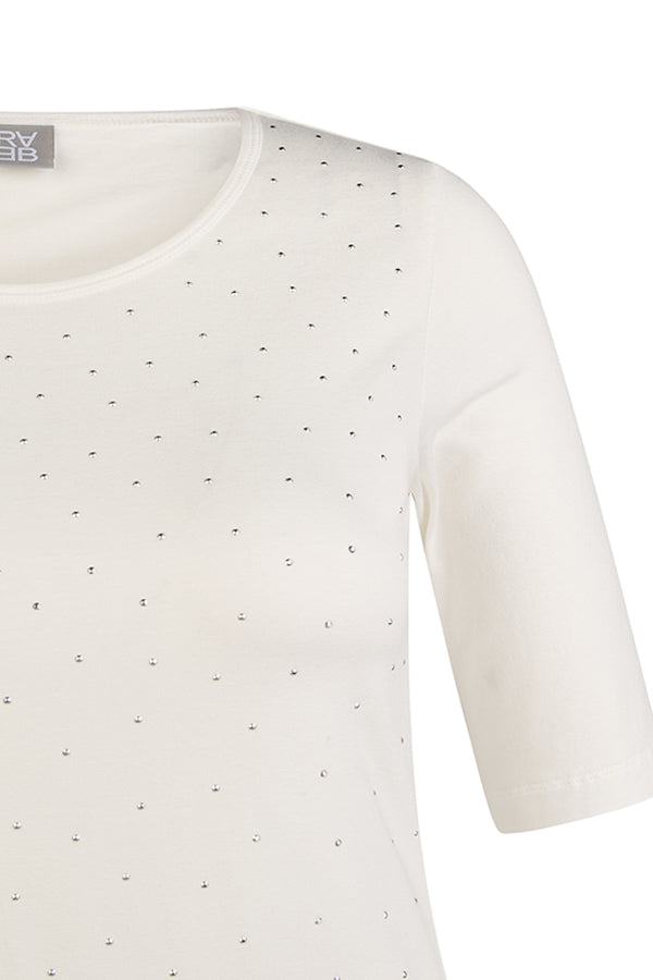 RHINESTONE BASIC T-SHIRT