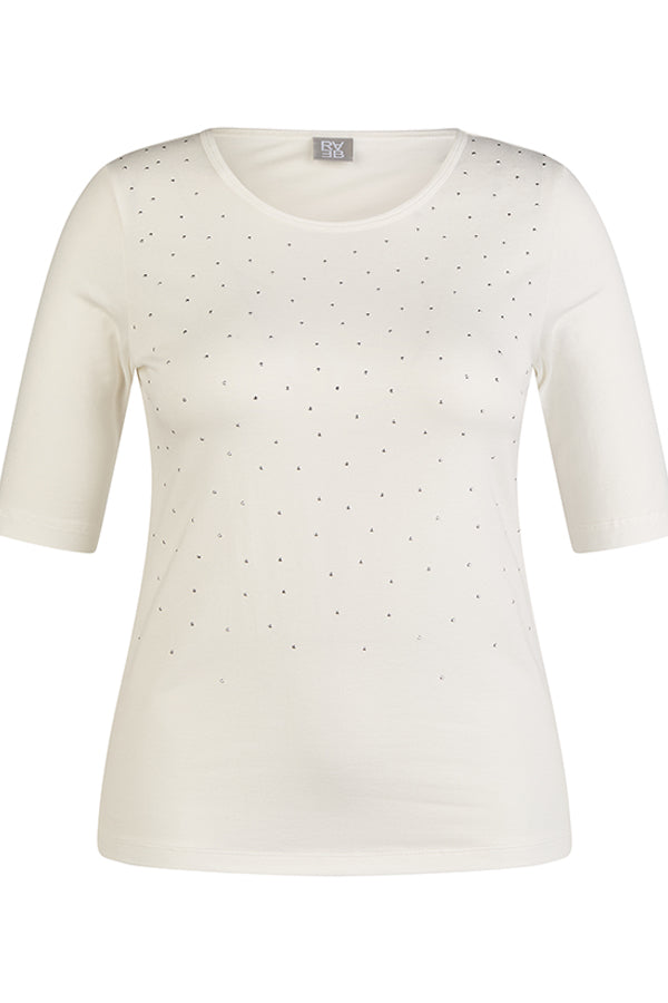RHINESTONE BASIC T-SHIRT
