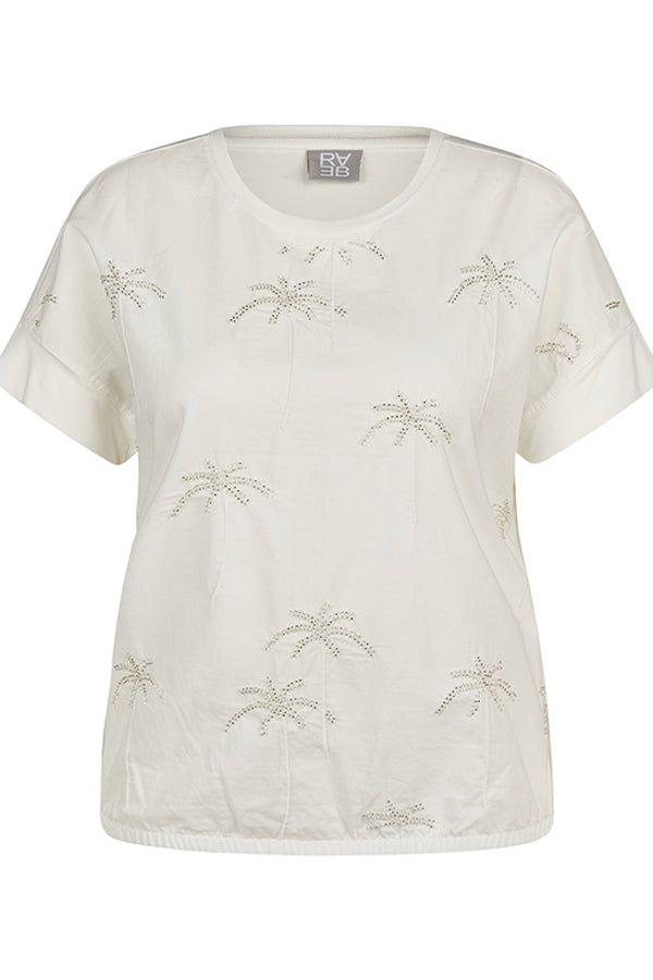 PALM TREE RHINESTONE T-SHIRT