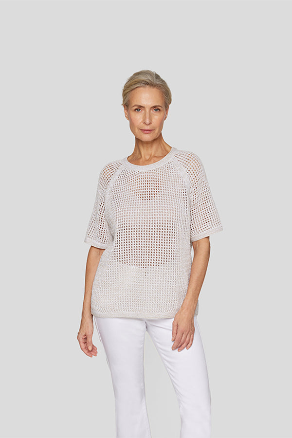 AIRY MESH SWEATER