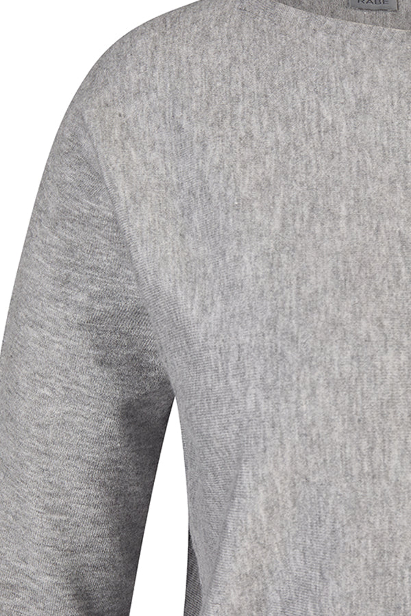 GREY THREE QUARTER SLEEVE SHIRT