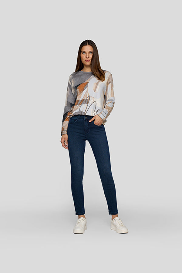 SILVER ARTISTIC DESIGN LONG SLEEVE SHIRT