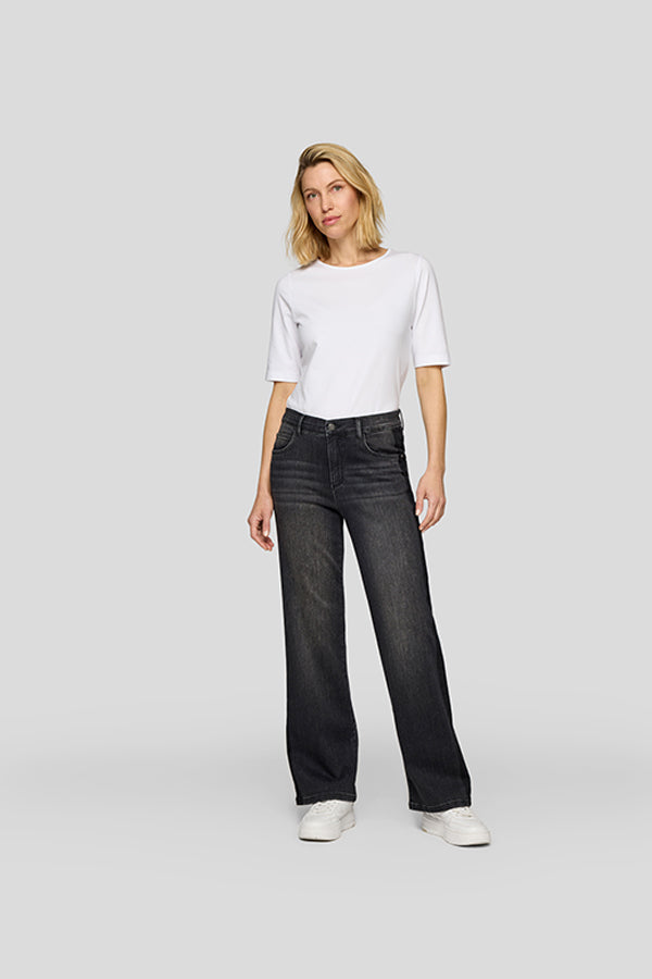 GREY MEDIUM WASH JEANS