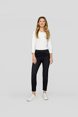 BLACK CLASSIC BELT LOOPS STRAIGHT LEG DENIM JEANS