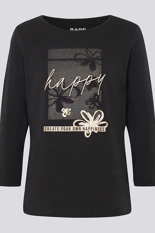 BLACK GRAPHIC SHIRT