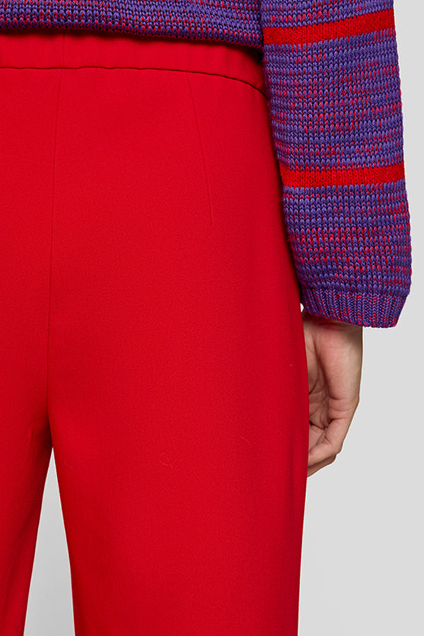 BROWN STRAIGHT LEG TROUSERS