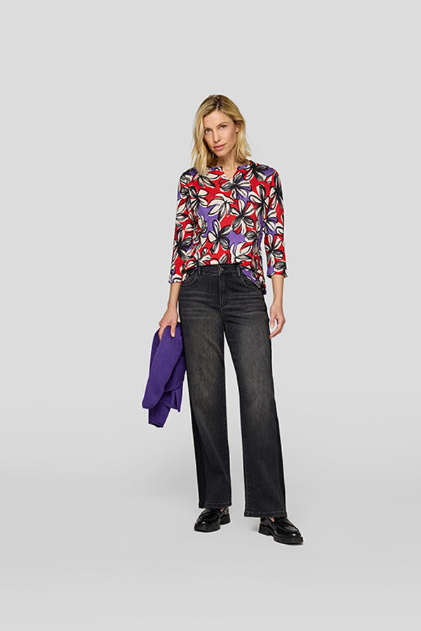 FLORAL PRINTED LONG SLEEVES SHIRT