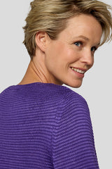 PURPLE LONG SLEEVE CARDIGAN