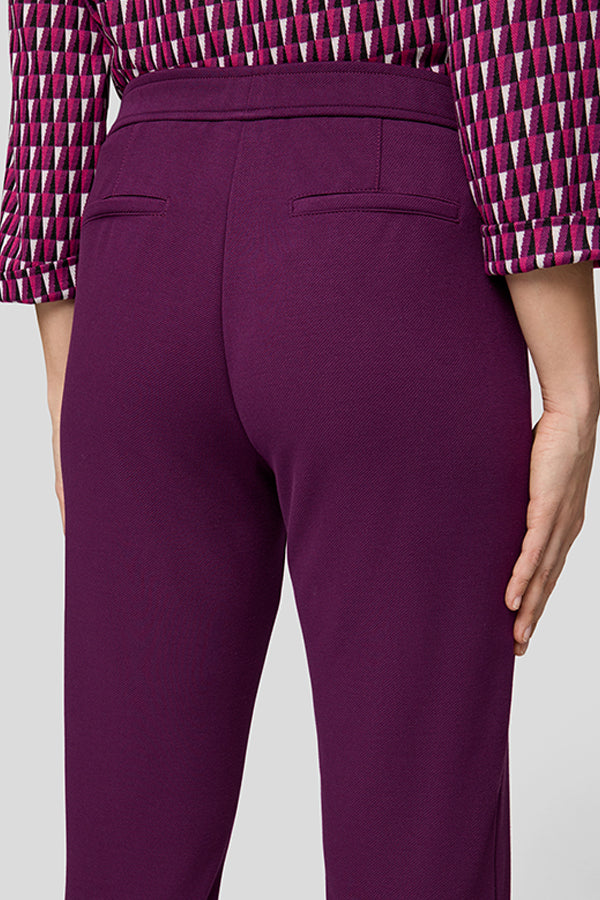 PURPLE DRAWSTRING TROUSERS
