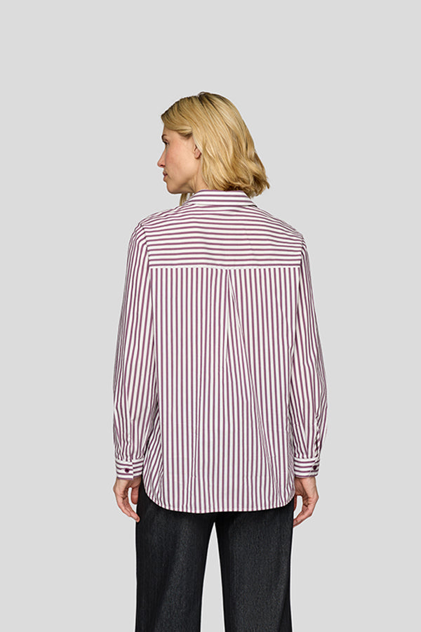 PURPLE BUTTON UP SHIRT