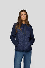 BLUE QUILTED JACKET