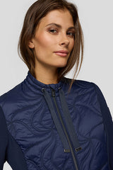 BLUE QUILTED JACKET