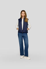 BLUE ZIPPER POCKETS VEST