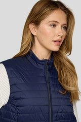 BLUE ZIPPER POCKETS VEST