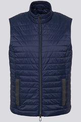 BLUE ZIPPER POCKETS VEST