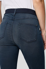 BLUE CLASSIC BELT LOOPS STRAIGHT LEG DENIM JEANS