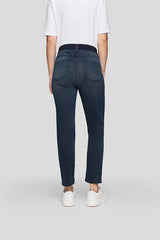 BLUE CLASSIC BELT LOOPS STRAIGHT LEG DENIM JEANS