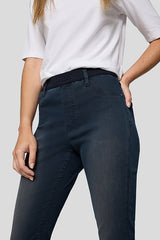 BLUE CLASSIC BELT LOOPS STRAIGHT LEG DENIM JEANS