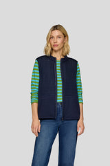 DARK SLEEVELESS FLEECE VEST