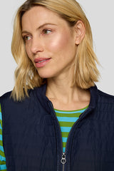 DARK SLEEVELESS FLEECE VEST