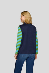 DARK SLEEVELESS FLEECE VEST