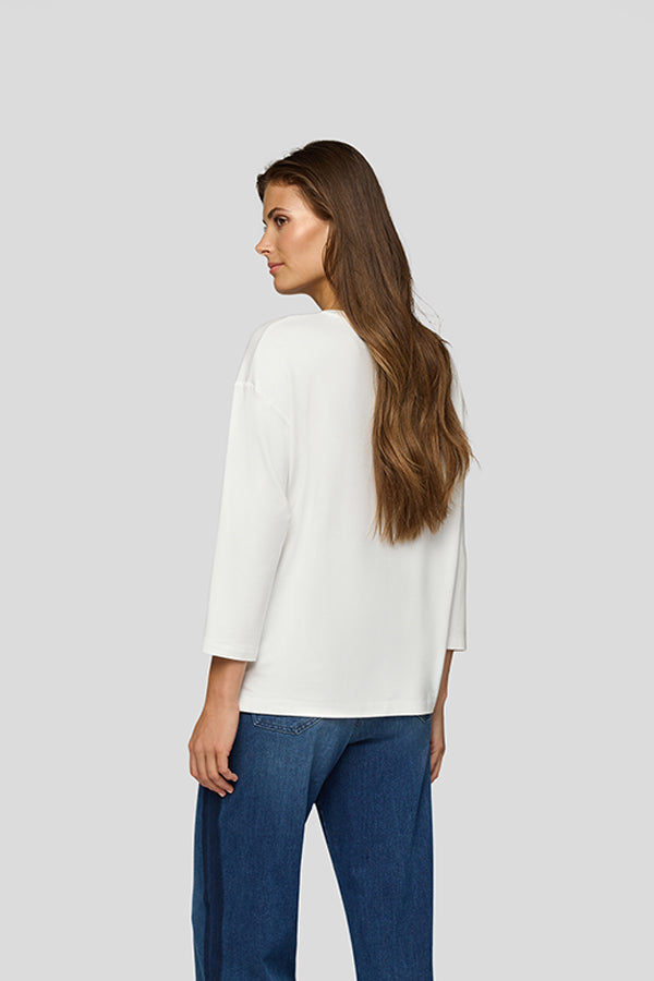 WHITE NEW YORK CITY GRAPHIC LONG SLEEVE SHIRT