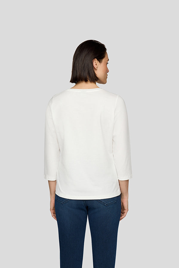 WHITE LONG SLEEVE SHIRT
